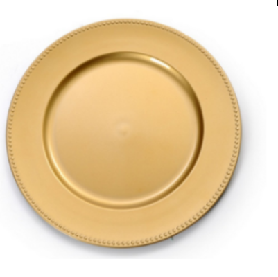 Aluguel Sousplat Dourado