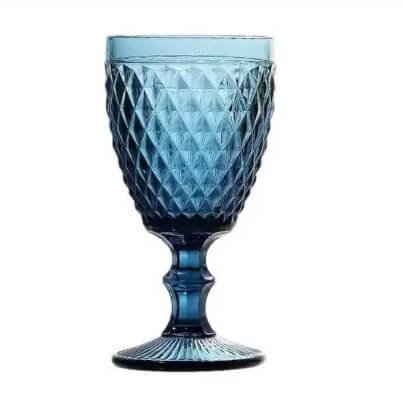 Aluguel Taça Bico de Jaca Azul  - Aluguel Taça Colorida