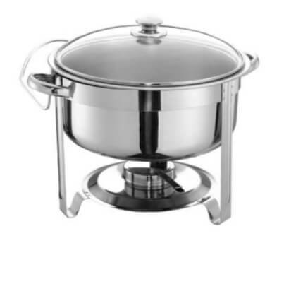 Aluguel Rechaud Redondo 7,5 Litros - Inox