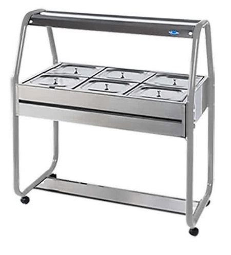 Aluguel Buffet Self Service Carro Térmico 6 Cubas Quentes - Carrinho Buffet