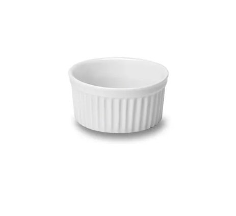 Aluguel Tigela Ramequim Canelado Porcelana 100ml