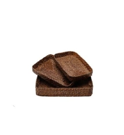 Aluguel Cesto Rattan 18cm x 12cm x 4cm Altura PP