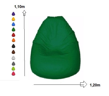 Aluguel Puff Gota Pera - Várias Cores