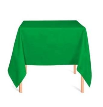 Aluguel de Toalha Quadrada Oxford Verde 1,40m x 1,40m (Mesa de 4 Lugares)