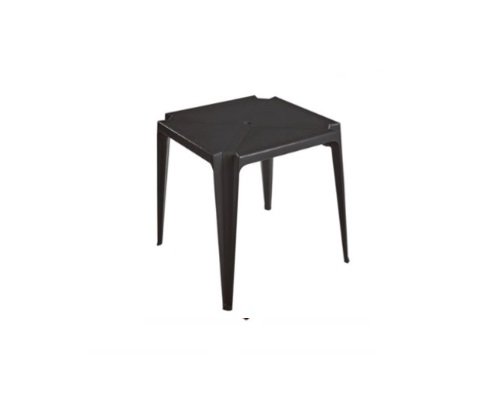 Aluguel Mesa de Plástico Preto 0,70cm x 0,70cm