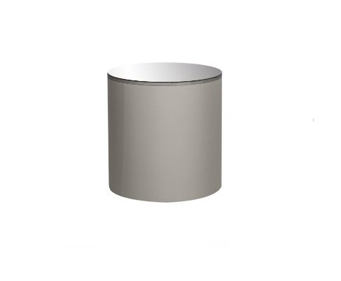 Aluguel Mesa Cilindro Alto Com Espelho - Revestido em Branco