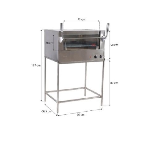 Aluguel Forno Industrial Refratário 70X60 Elétrico