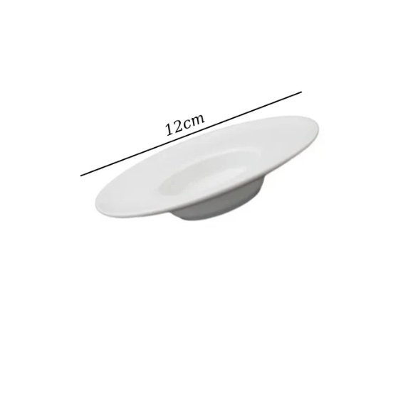 Aluguel de Mini Prato Chapéu Porcelana - Finger Food