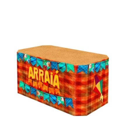 Aluguel Capa De Mesa Para Festa Sublimado Em Tecido Veste Fácil - Tema Festa Junina