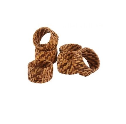 Aluguel Porta Guardanapo Rattan Redondo