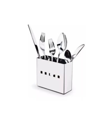 Aluguel Porta Talheres Aço Inox