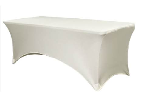 Aluguel Capa para Mesa Retangular 175c2x60x75cm - Branca