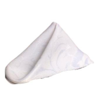 Aluguel de Guardanapo Adamascado Branco