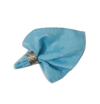 Aluguel Guardanapo Jacquard Azul Bebe