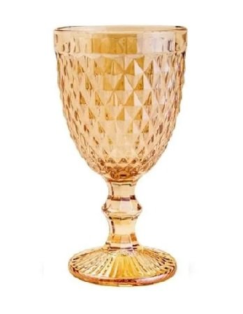 Aluguel Taça Bico de Jaca Ambar - Aluguel Taça Colorida