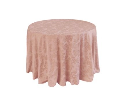 Toalha Redonda Jacquard Rose 3,00m – Poliéster (Mesa de 8 a 10 Lugares)